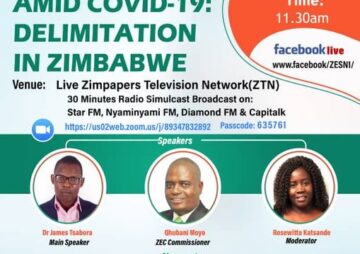 Citizen Engagement Amid COVID-19 Delimitation in Zimbabwe