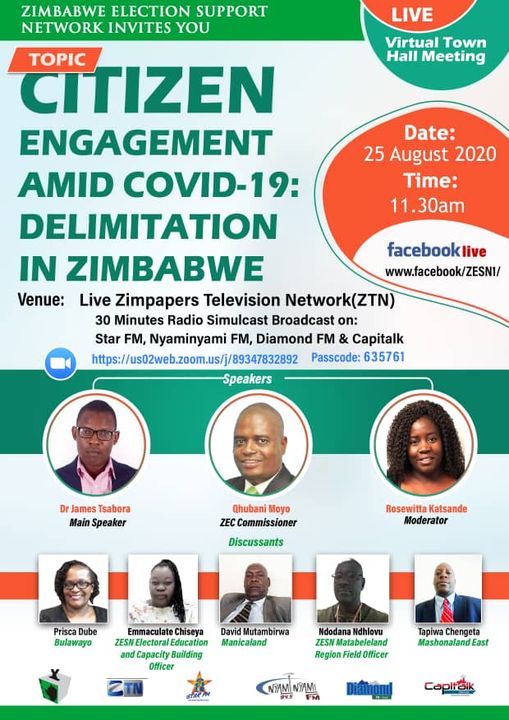 Citizen Engagement Amid COVID-19 Delimitation in Zimbabwe